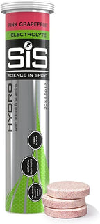 Science in Sport Hydro Electrolyte Tablets, Fast Hydration, Performance Electrolytes for Enhanced Hydration & Endurance Supplement for Running, Cycling, Triathlon, Pink Grapefruit - 20 Tablets 1 Pack