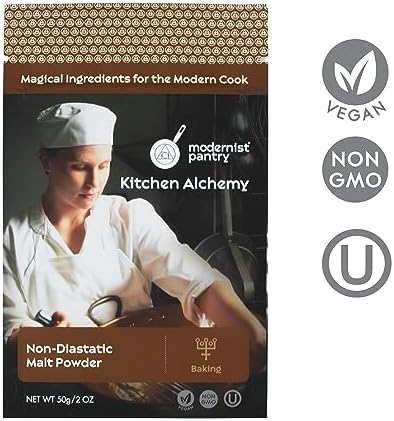 Non-Diastatic Barley Malt Powder ⊘ Non-GMO Vegan OU Kosher Certified - 50g/2oz