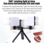 TsoLay Dental Handpiece Fill Light, 2500MAH Dental Photography Aid with Removable Bracket, 6000k Color Temperature and Lighting Brightness Adjustment, 120° Lighting Angle for Hospital