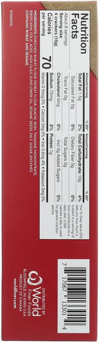Wellington Water Crackers Toasted Sesame 4.4 Oz