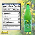 Limmi Organic Sicilian Lemon Juice, 33.8 fl oz (1L) Glass Bottle | 100% Freshly Squeezed, Not from Concentrate | No Added Water, Authentic Italian Lemon Juice [Pack of 2]