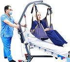 Transfer Nursing Sling Toileting Lift Sling, Universal Mesh Bath Lift Sling Heavy Duty Transfer Sling for Transfer Paralyzed Elderly/Disabled from Bed to Toilet