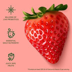 Activia Probiotic Dailies Strawberry Low Fat Yogurt Drinks, Delicious Daily Probiotic Yogurt Drinks to Help Support Gut Health, 3.1 fl oz, 8 count