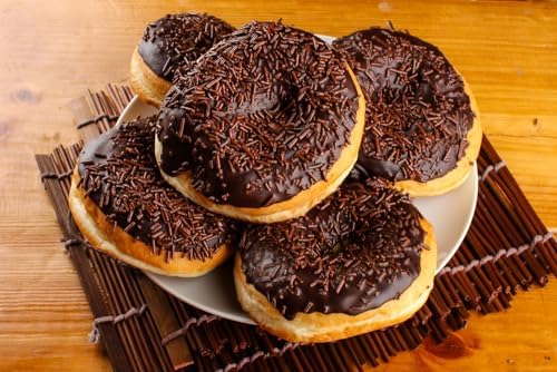 A Great Surprise Chocolate Sprinkles - 2.2 Pounds - Chocolate Jimmies for Ice Cream - Holiday Toppings for Baking, Cake Decorating, Cookies, Cupcake