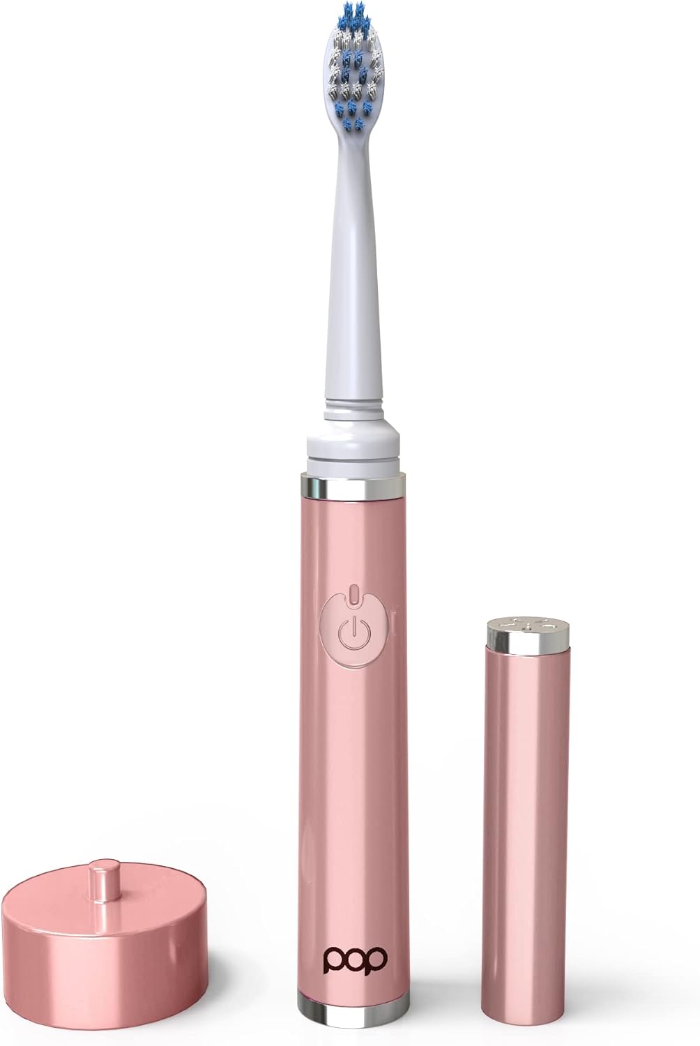 Pop Sonic The Ultimate Pro Toothbrush (Rose Gold) | Rechargeable Toothbrush w/Up to 40,000 Brush Strokes/Minute -Long-Lasting Dupont Nylon Bristles -Teens & Adult Toothbrush