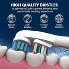 4 Pcs Toothbrush Heads for Oral B Electric Toothbrushes, Dual Clean Oral B Toothbrush Heads Compatible with Replacement Heads, Pro 500/1000/1500/3000/3757/5000/7000/7500/8000