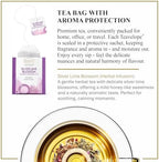 Ronnefeldt Teavelope Silver Lime Blossom – Caffeine-Free Linden Flower Herbal Tea with Silver Linden Blossoms (Tilia) – 25 Individually Wrapped Tea Bags