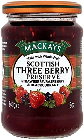 Mackays Scottish Three Berry Preserve (340g)