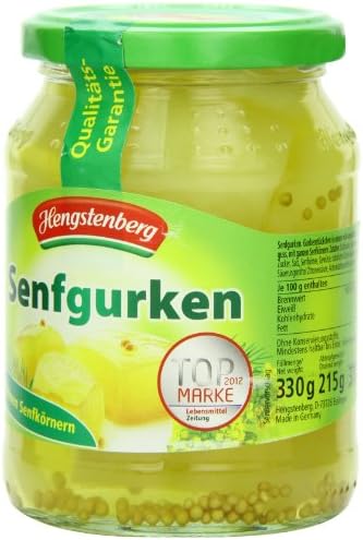 Hengstenberg Senfgurken, 12.50 Ounce