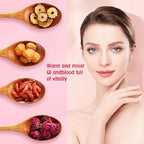 Longan Red Date Tea Rose Red Jujube Fruit Tea Goji Berry Tea Bags Women's Five Treasures Tea Red Date Longan Goji Berry Roses Wolfberry Flower Tea Chinese Herbal Tea Fruit Tea No addition Caffeine Free 160g/5.65oz