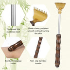 Retractable Back Scratcher, Bamboo Back Scratcher Portable Backscratchers for Men Women