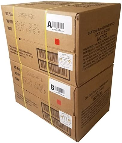 ULTIMATE MRE Case A and Case B Bundle, 24 Meals with 2018 Inspection Date. Military Surplus Meal Ready to Eat with Western Frontier's Inspection and Guarantee.