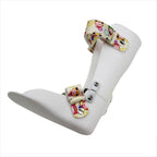 HUANGJUN Children Drop Orthosis Foot Splint ?For Ankle Sprain Fracture Fixation Brace for Varus Correction Foot Support,Pink/left,S, Pink/Right