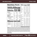 SlimFast Meal Replacement Powder, Original Rich Chocolate Royale, 10g of Protein, 22 Servings (Packaging May Vary)