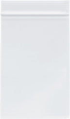 Plymor 4" x 6" (Pack of 100), 4 Mil Heavy Duty Zipper Reclosable Plastic Bags