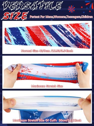 Tisancy 10 Pairs Sun Protection UV Arm Sleeves Cooling Anti Slip Compression Sleeves Sports Polyester Cycling Covers