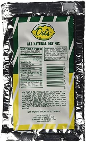 Del's All Natural Lemonade - 30 pack