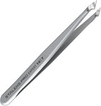 STALEKS PRO Professional Eyebrow Tweezers – Stainless Steel with Unique 2-in-1 Pointed Slant Tips for Shaping & Precise Hair Removal