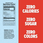 SPLASH REFRESHER Sparkling Water, Blood Orange - 8-Pack, 12 Fl Oz Cans - Flavored Carbonated Seltzer Water with Electrolytes, Zero Sugar & Zero Calories