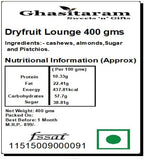 Ghasitaram Gifts Indian Sweets - Dryfruit Lounge 400 gms