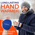LotFancy Reusable Hand Warmer, 6 Click Activated Instant Heat Packs and 1 Wrap, Gel Heating Pad, Snap Hot Therapy Compress for Pain Relief, Outdoor & Small Portable Size
