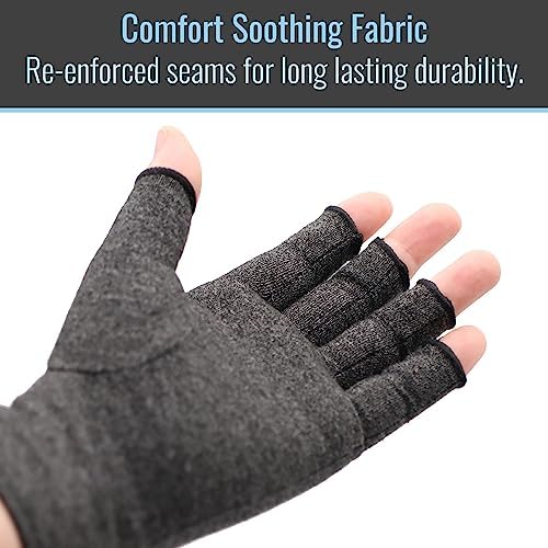 Heelbo Arthritis Compression Gloves for Pain Relief, Reduces Swelling & Stiffness, FSA & HSA Eligible, Fits Men & Women, Joint Pain Relief, Small