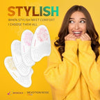 Ball of Foot Cushions for Women: Metatarsal Pads Forefoot Gel Inserts for High Heels, Non Slip Shoe Pads Stop Sliding Forward, Cushion Ball of Foot Pain Relief for Heels Sandals Pumps