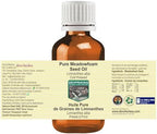 Pure Meadowfoam Seed Oil (Limnanthes alba) Cold Pressed (Pack of five) 100ml X 5 (16.9 oz)