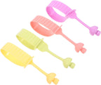 Cabilock 4pcs Toilet Seat Lifters Soft Silicone Handles and Tool for Adults Compatible with All Toilet Seat Styles