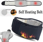 Lumbar Brace Adjustable Waist Tourmaline Self Heating Magnetic Therapy Back Waist Support Belt Lumbar Brace Massage Band Health Care Men Women (Color : Black, Tamaño : L)