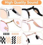 48 Pairs Eyeglass Nose Pads Soft Cushion, Nose Pads for Glasses Ultra Soft & Lightweight Eyeglass Cushions for Noses, Replacement Pad for Eyeglasses & Sunglasses