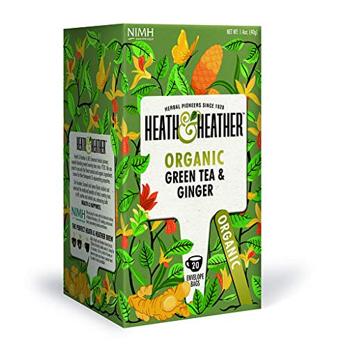 Heath & Heather Organic Green Tea & Ginger