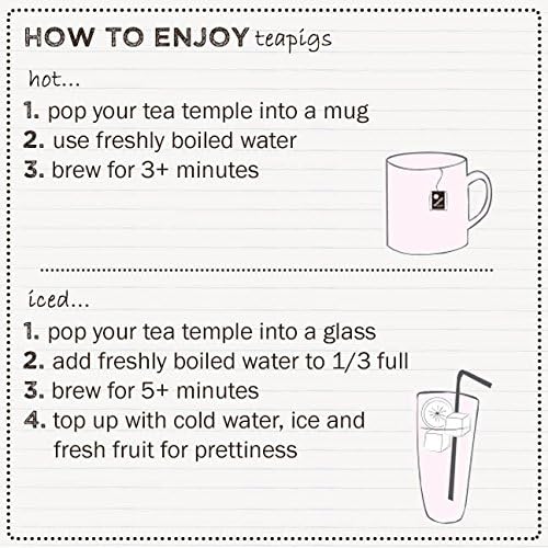 Teapigs Darjeeling Earl Grey Tea Bags Made with Whole Leaves (1 Pack of 15 Tea Bags)