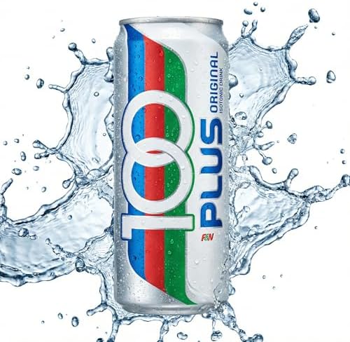 100PLUS Original Electrolyte Sports Drink – Isotonic Hydration & Instant Energy Support – Caffeine Free Carbonated Sports Drink for Workout Recovery & Daily Hydration, 11 Fl Oz (Pack of 6)