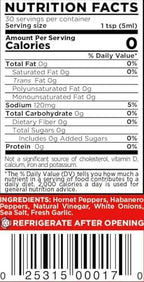 Marie Sharp’s Red Hornet Hot Sauce, 5 oz | Extra Hot Habanero & Trinidad Scorpion Pepper Blend | All Natural Belizean Sauce