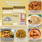 Rani Chana Besan (Chickpeas Flour, Gram) 32oz (2lbs) 908g PET Jar ~ All Natural | Vegan | Gluten Friendly | NON-GMO | Kosher | Indian Origin