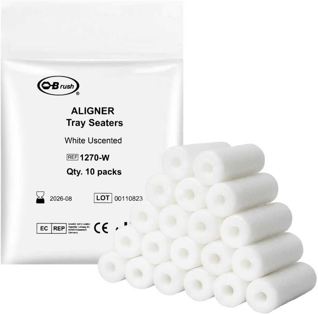 20 Pcs Chewie For Invisalign Aligners, Aligner Tray Seaters For Invisible Braces, Dental Aligner Trays Seater Chewie, Orthodontic Aligners Teeth Chompers Unscented Flavor Pack Of 2 (Unscented)