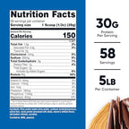 Nutricost Whey Protein Isolate (Chocolate Peanut Butter, 5 Pound) Protein Powder