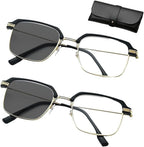 Smart Zoom Reading Glasses Distance&near Progressive Multi-focus for Women Men, Auto Focus Glasses Self Adjusting