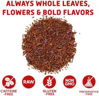 Sou Zen Organic Vanilla Rooibos Tea 4oz (113g) | Decaf Loose Leaf Herbal Red Tea Blend | Naturally Caffeine and Preservative-Free