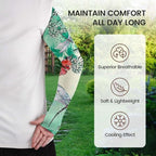 YPHCDO Gardening Sleeves Farm Sun Protection Arm Cooling Sleeves Thorn Proof Garden for Women Men with Thumb Hole