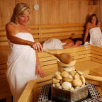 Sauna Stone & Sauna Rocks, Natural Pebbles Quick Heating Retention Steam Sauna for Stove and Heaters, 10KG (22lbs/CTN)