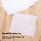 Patelai 1500 Pcs Parchment Paper Squares 2.75 x 2.75 Inch Small Hamburger Patty Paper Nonstick Precut Wax Papers Bamboo Steamer Liner for Burger Patty Pancakes Cookies Candy Dumplings Baking Cooking