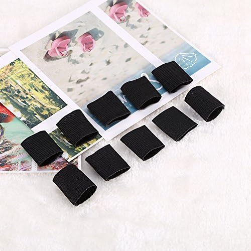 Finger Sleeves,10Pcs Finger Protector Sleeve Support Basketball Sports Aid Arthritis Band Wraps Finger Sleeves for Sports