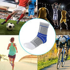 Ankle Brace, Sports Ankle Braces Adjustable Breathable Ankle Stabilizer Silicone Ankle Sleeve Support for Sprains Strains Sports Ankle Support Men Women Ankle Stabilization Braces(M)