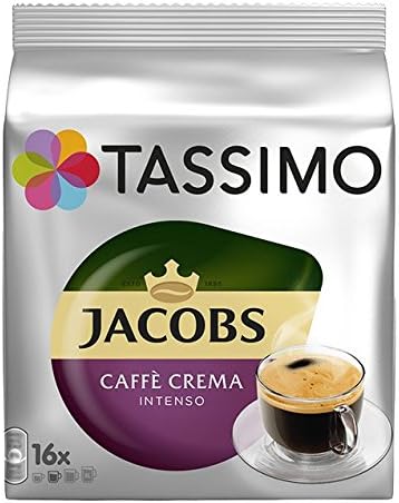 Tassimo Jacobs Caffe Crema Intenso Pack Of 2 (32 Servings)