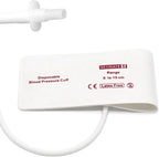 5PCS Disposable Blood Pressure Cuff with BP05 Connector and Single Tube for #5 Neonate 8-15 cm, Replacement NIBP Cuff, Non-Woven Fabric BP Cuff