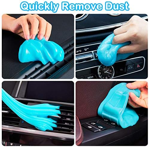 PULIDIKI Car Cleaning Gel Car Clean Putty, Universal Car Interior Cleaner Slime, Perfect Cleaning Kit Supplies, Auto Detailing Tools Car Accessories, Dust Remover Gifts for Men Women