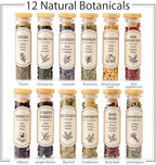 Gin Making Kit, DIY Gin Infusion Kit with 12 Botanicals and Recipe Guide, Make Your Own Flavored Gins, Gifts for Valentine's Day, Mother's & Father's day, Birthday Gifts for Women Men