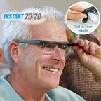 Generic Adjustable Focus Glasses Near And Far Sight - 2024 New Flex Focus Adjustable Glasses Dial Vision, Reading Glasses Lightweight Eyeglasses for Women Men - Stay Clear Vision